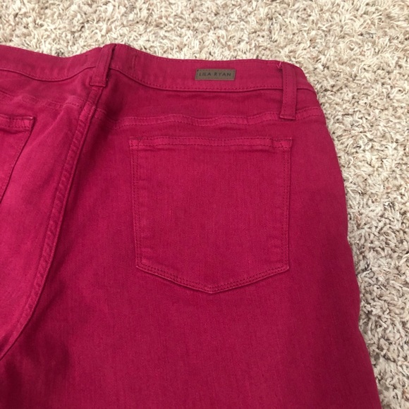Lila Ryan Raspberry jeans-NWOT 🔥 - Picture 3 of 6